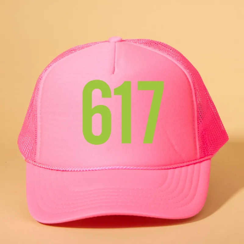 Custom Area Code Trucker made by Ascot + Hart