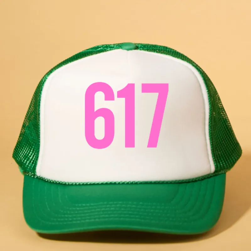 Custom Area Code Trucker sold by Ascot + Hart