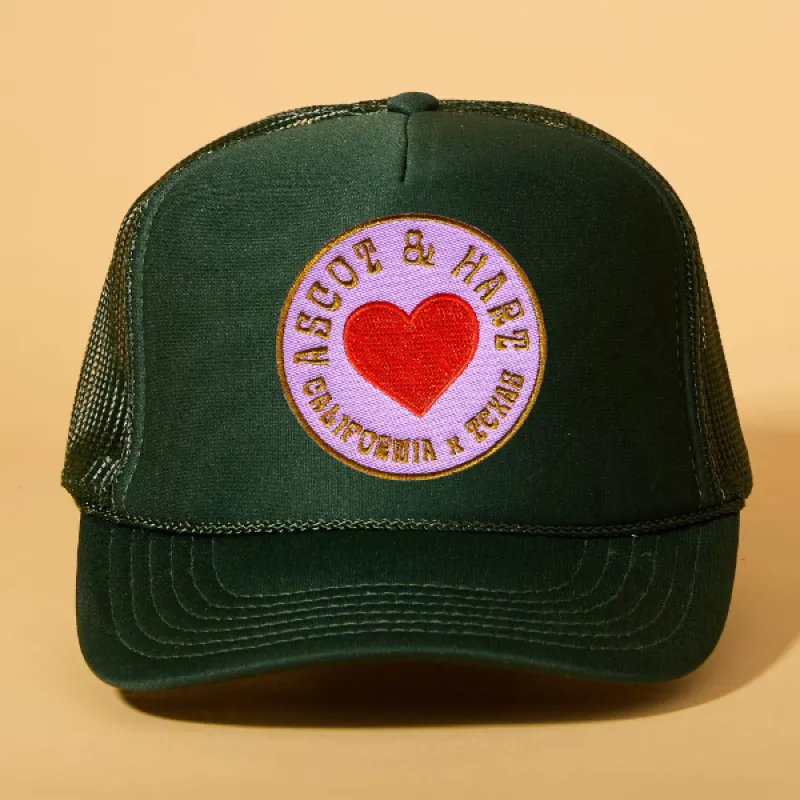 Custom Patch Trucker sold by Ascot + Hart