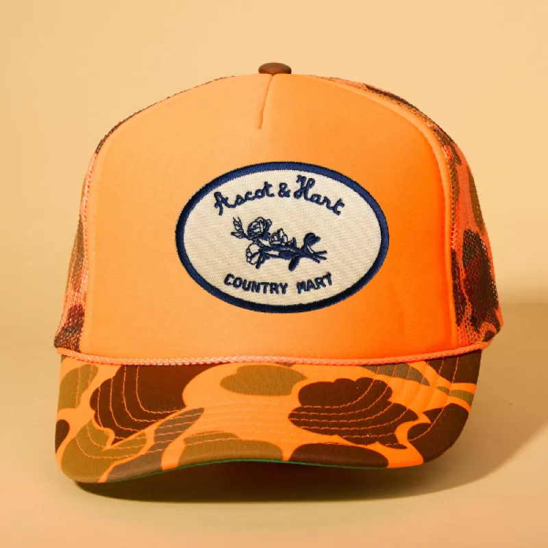Custom Patch Trucker sold by Ascot + Hart