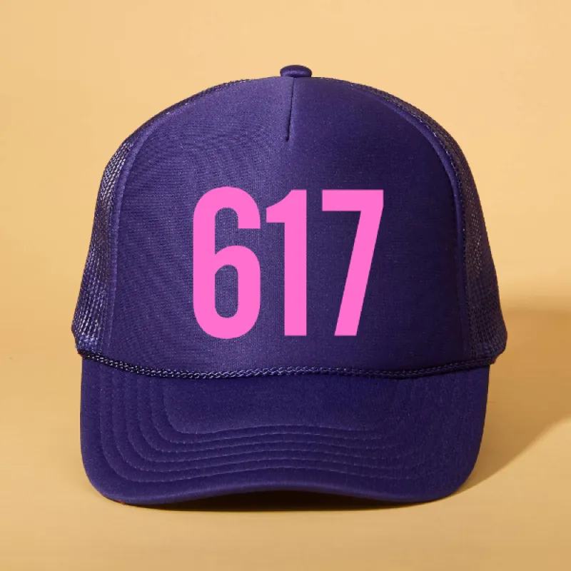 Custom Area Code Trucker sold by Ascot + Hart
