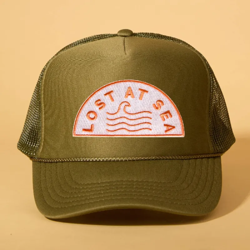 Custom Patch Trucker sold by Ascot + Hart