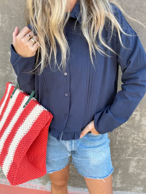 Aubrie Ruffle Blouse sold by Ascot + Hart