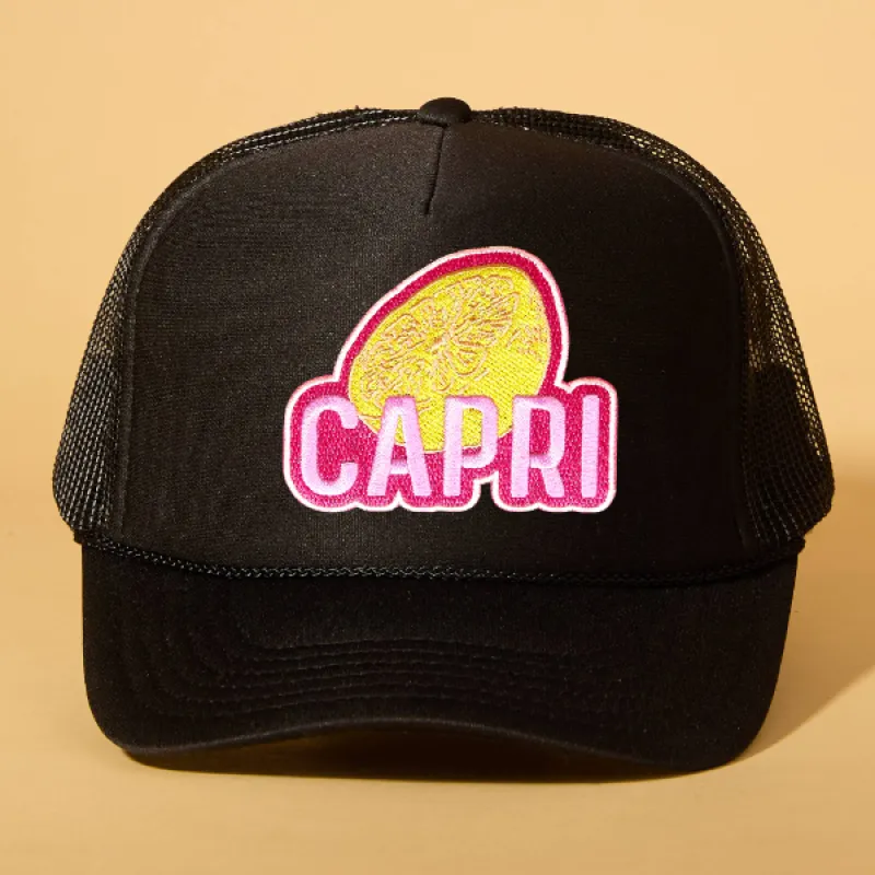 Custom Patch Trucker sold by Ascot + Hart