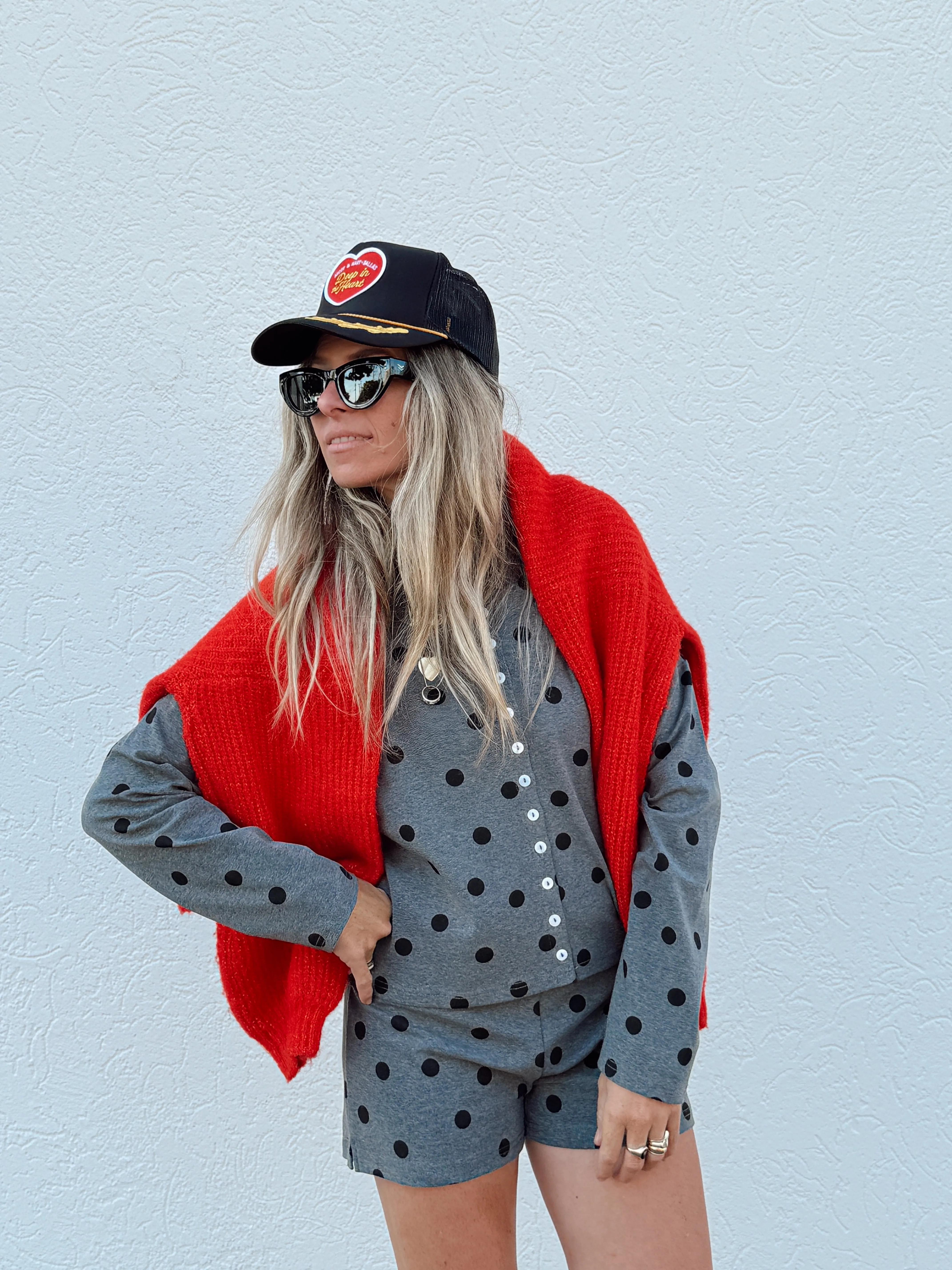 Monroe Polka Dot Cardigan sold by Ascot + Hart product image thumbnail 4