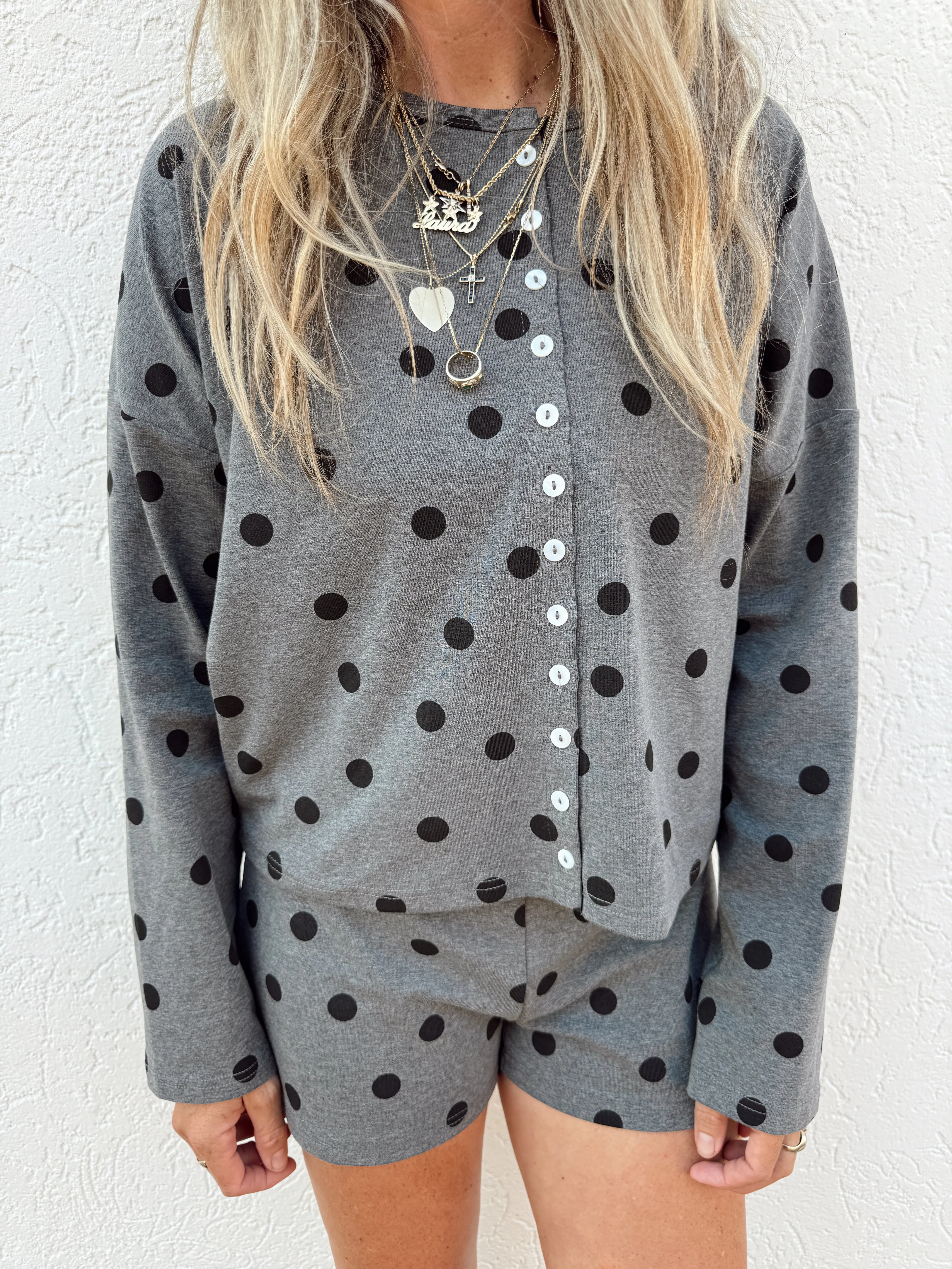 Monroe Polka Dot Cardigan sold by Ascot + Hart product image thumbnail 3