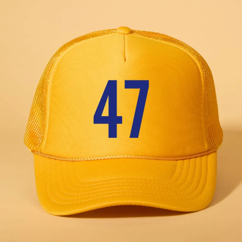 Custom Player Number Trucker sold by Ascot + Hart