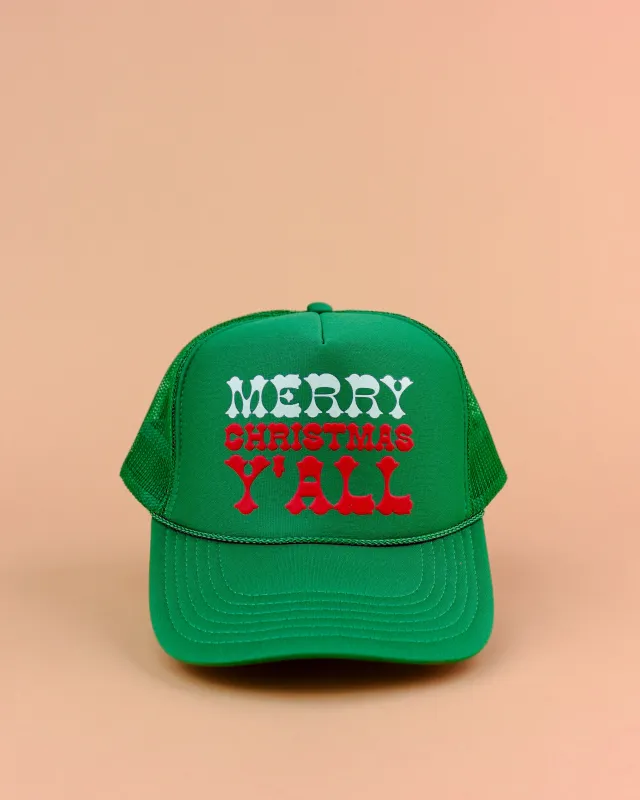 Merry Christmas Y'all Trucker sold by Ascot + Hart