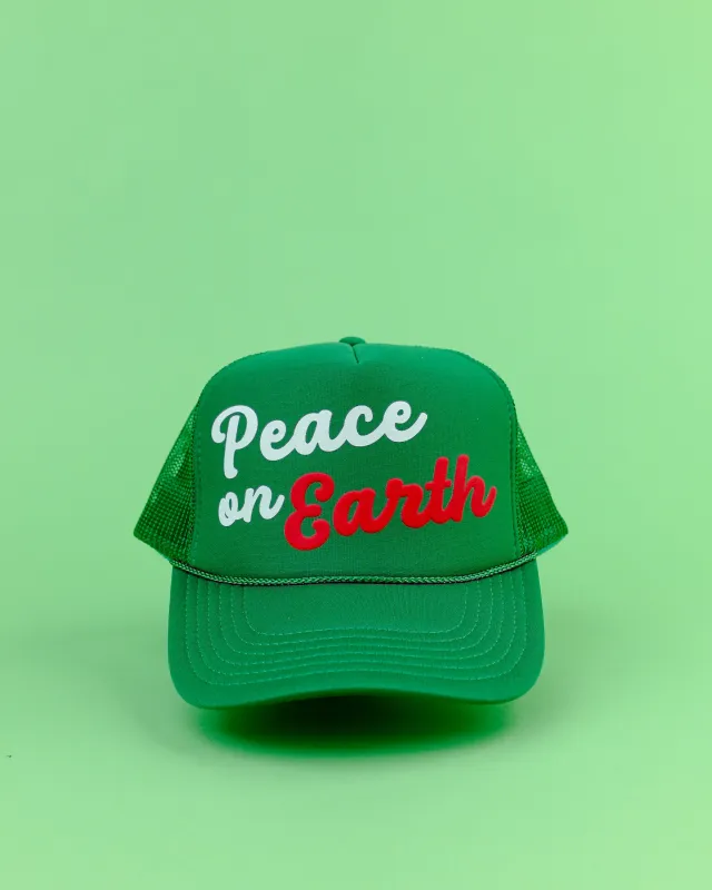 Holiday Peace Trucker sold by Ascot + Hart