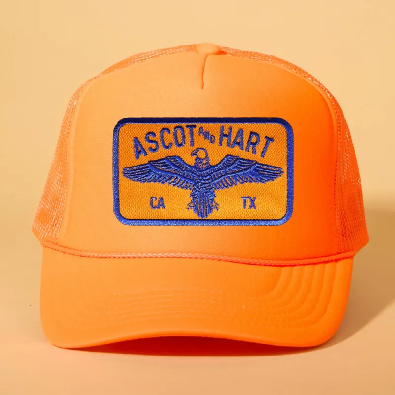 Custom Patch Trucker sold by Ascot + Hart