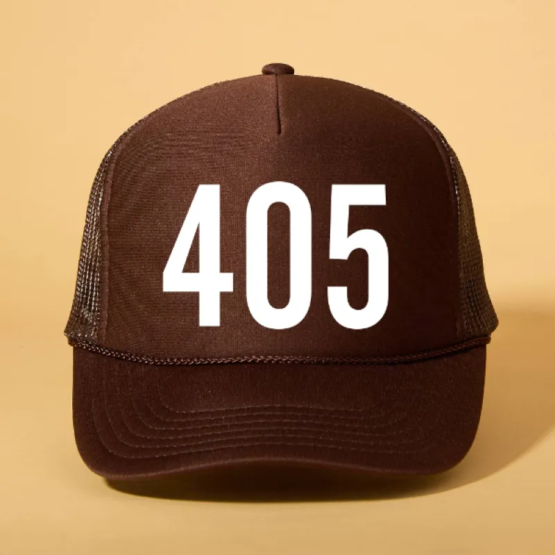 Custom Area Code Trucker sold by Ascot + Hart