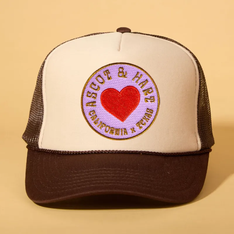 Custom Patch Trucker sold by Ascot + Hart