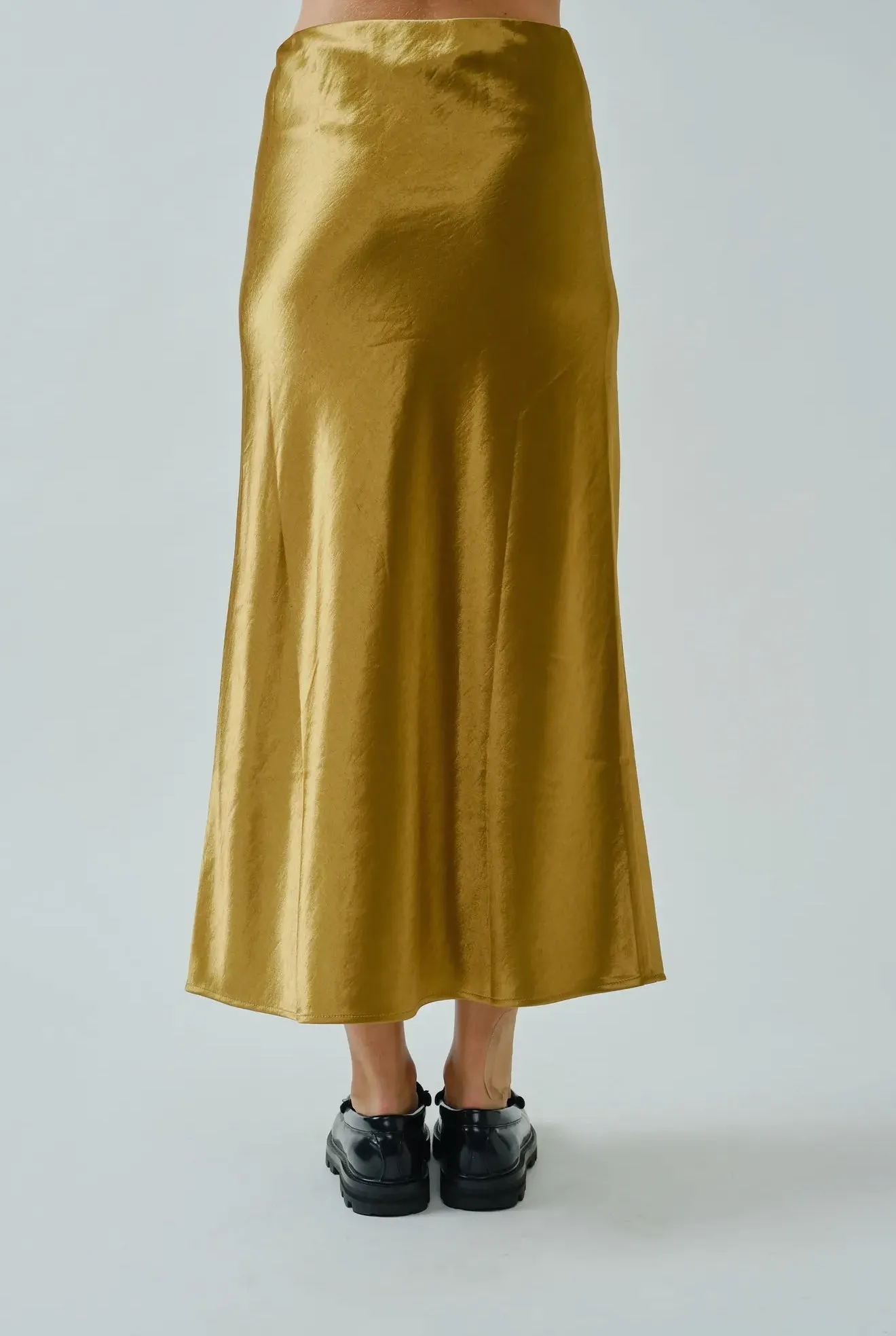 Zoe Satin Midi Skirt sold by Ascot + Hart product image thumbnail 2