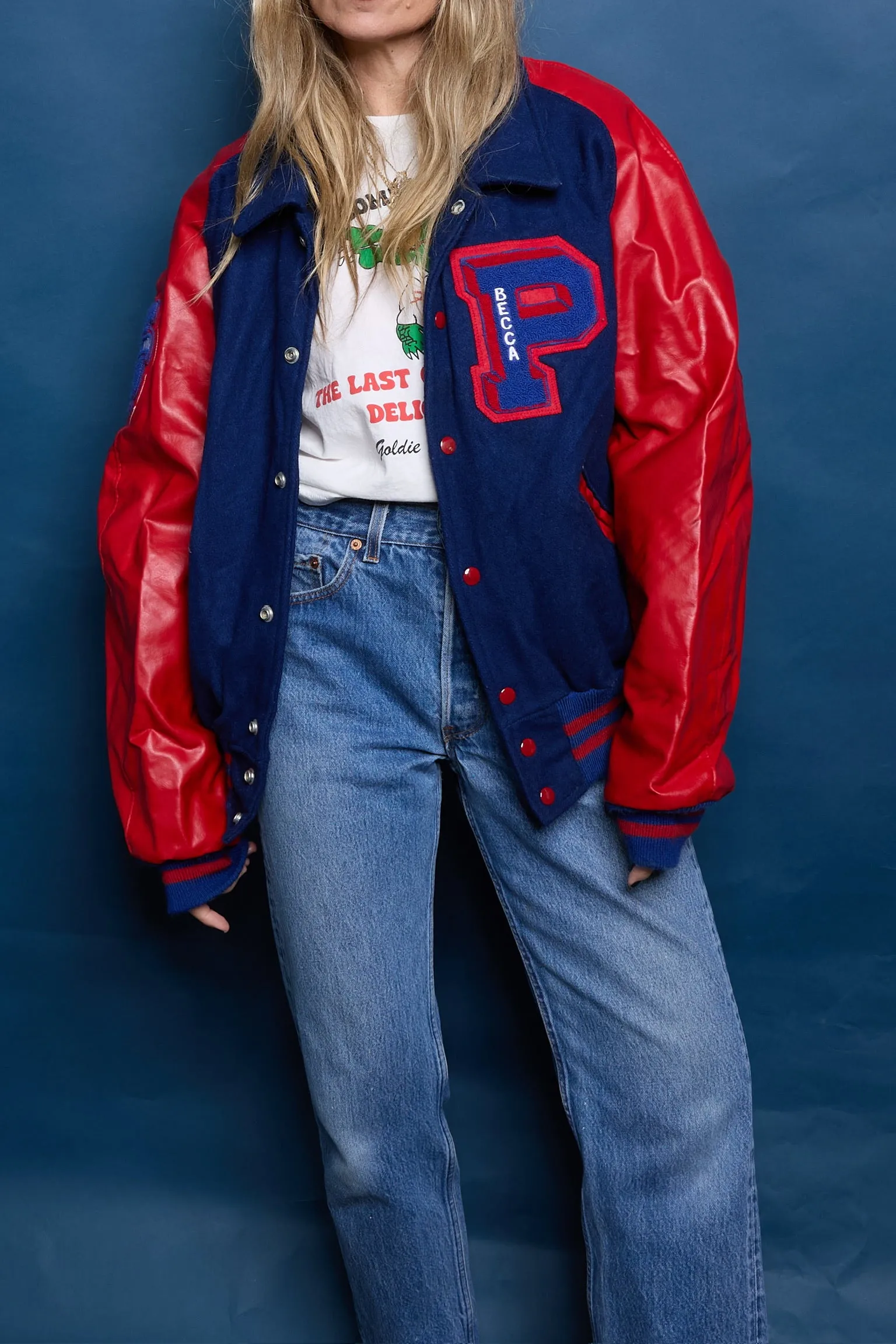 Vintage "P" Varsity Band Letterman Jacket sold by Ascot + Hart