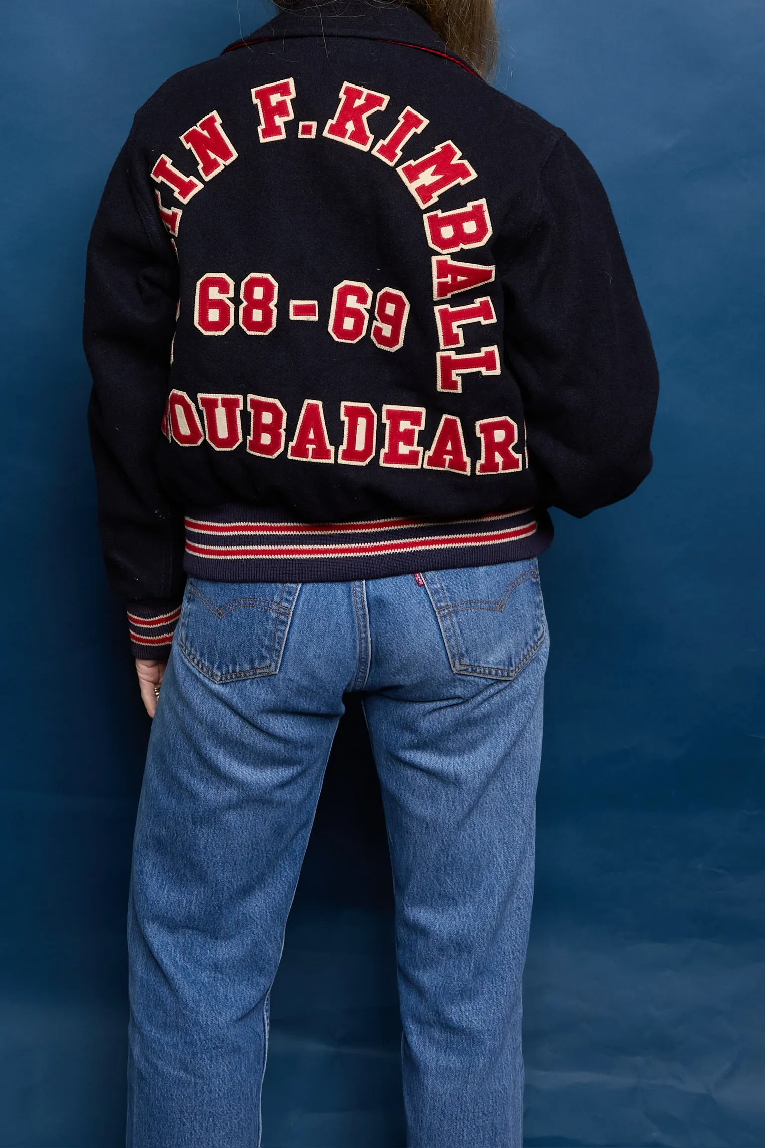 Vintage "K" Varsity Letterman Jacket sold by Ascot + Hart product image thumbnail 2