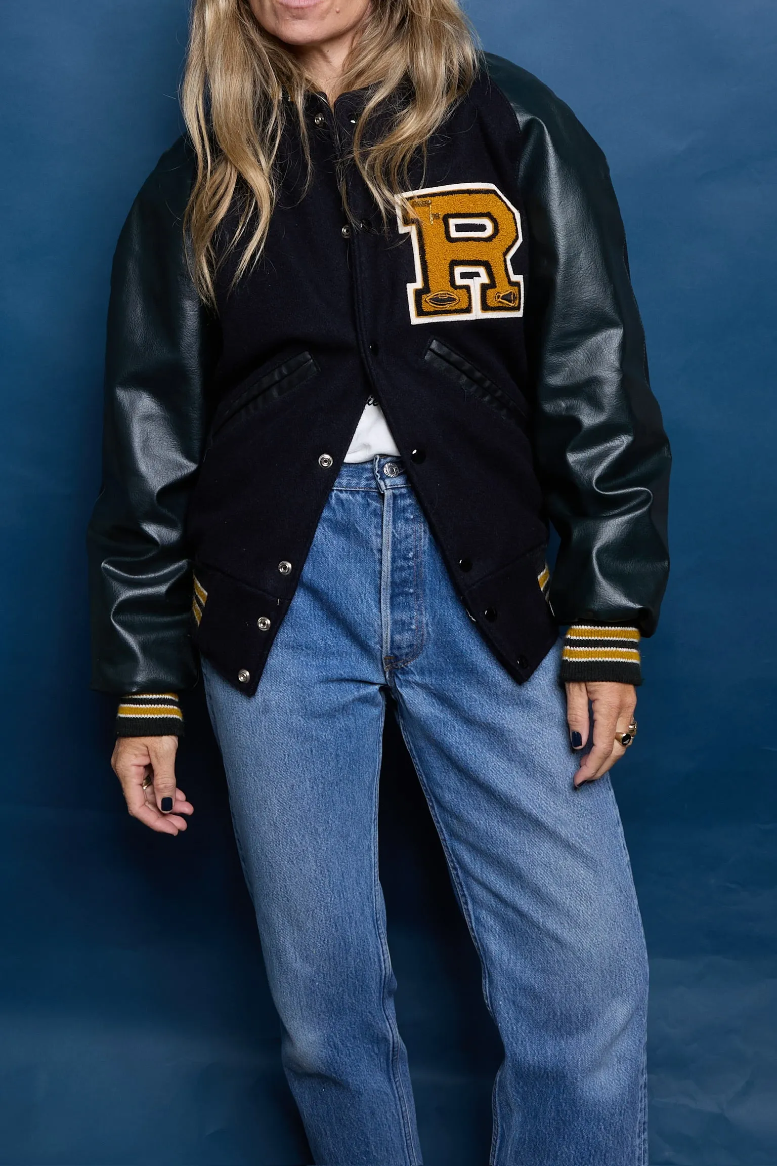 Vintage "R" '78 Varsity Letterman Jacket sold by Ascot + Hart
