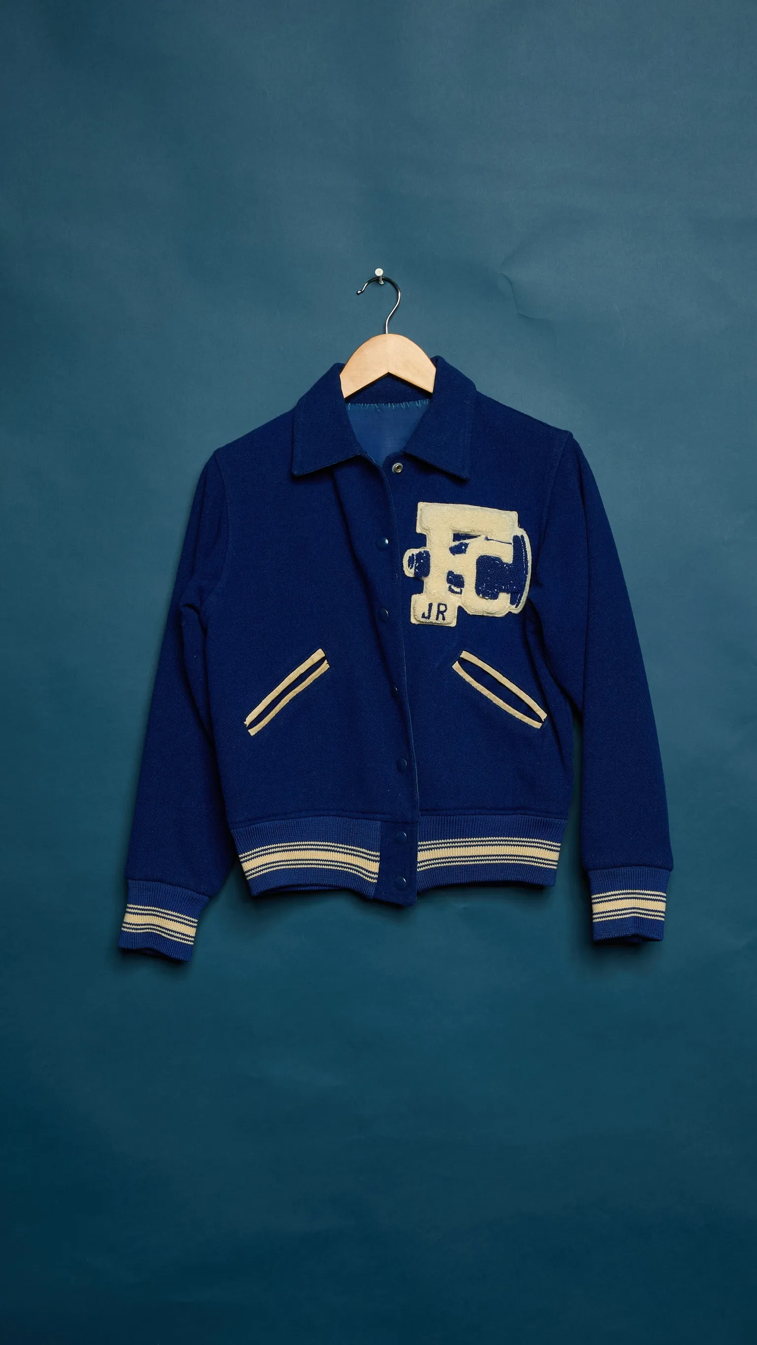 Vintage "FC" Varsity Letterman Jacket sold by Ascot + Hart product image thumbnail 2