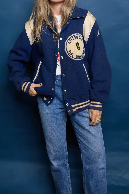 Vintage Attleboro Varsity Letterman Jacket sold by Ascot + Hart
