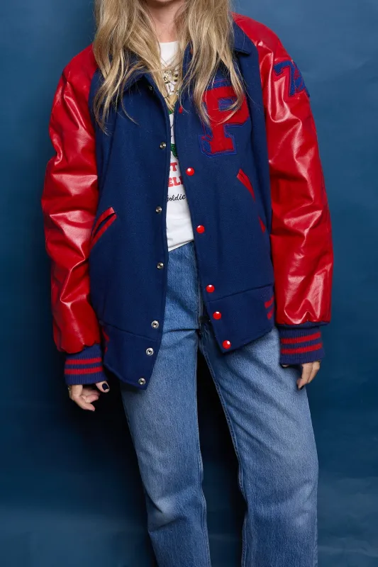 Vintage "P" Varsity Football Letterman Jacket made by Ascot + Hart
