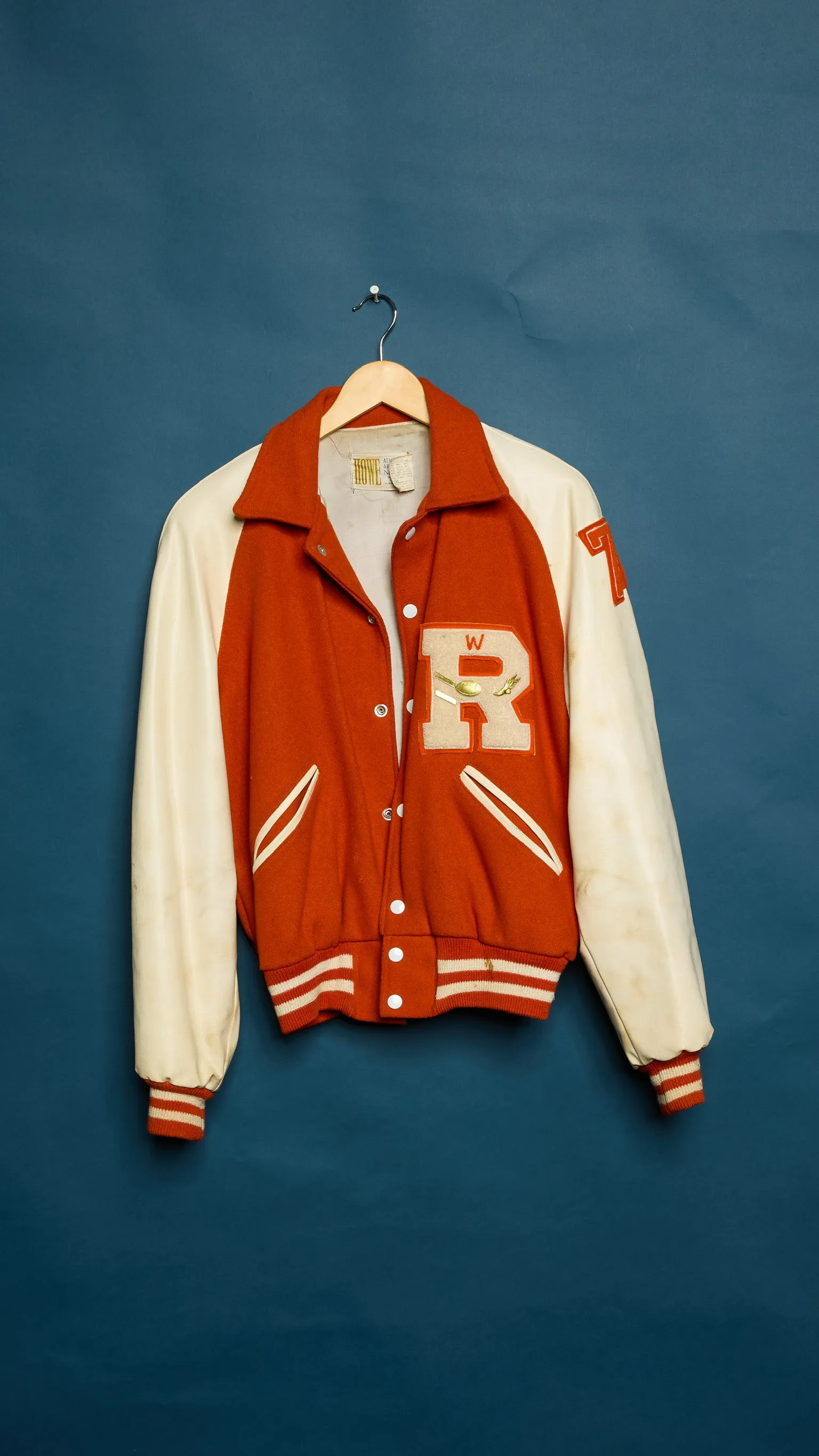 Vintage "R" Varsity Letterman Jacket sold by Ascot + Hart product image thumbnail 3