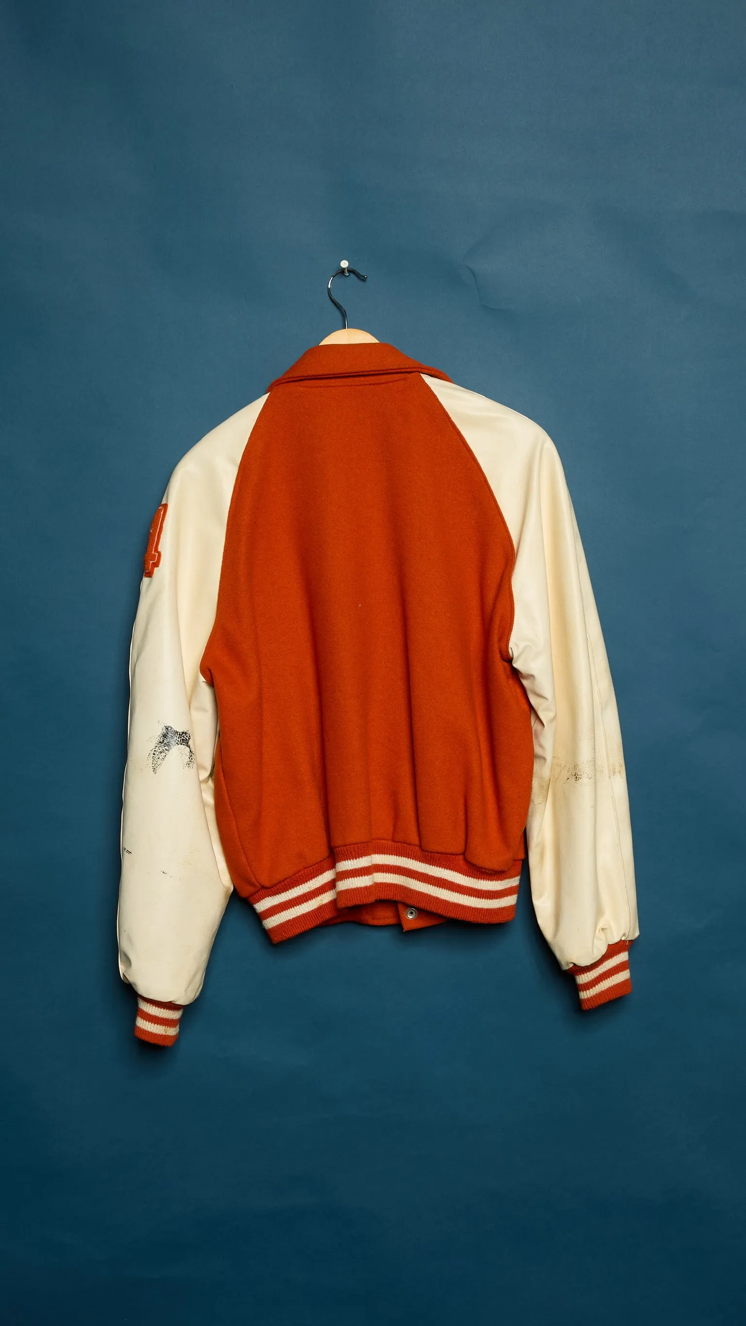 Vintage "R" Varsity Letterman Jacket sold by Ascot + Hart product image thumbnail 4