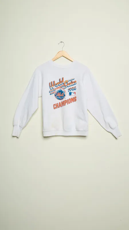 Vintage Mets 1986 World Series Champions Pullover sold by Ascot + Hart
