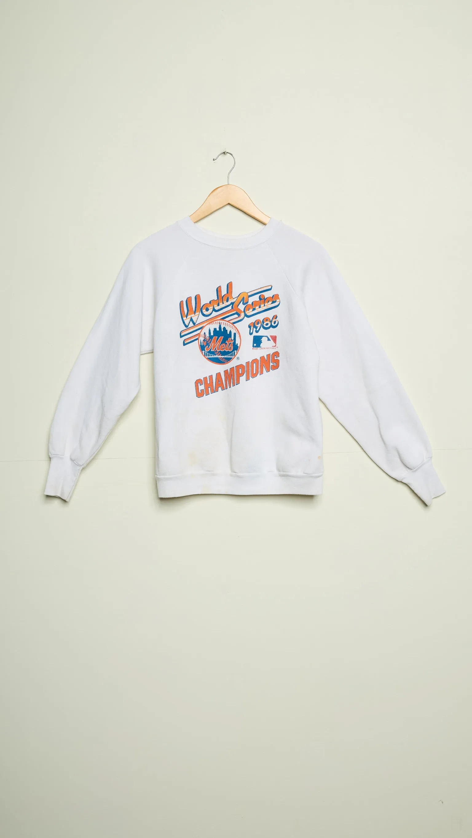 Vintage Mets 1986 World Series Champions Pullover sold by Ascot + Hart