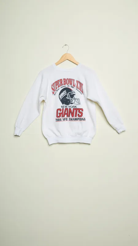 Vintage Giants Superbowl '87 Pullover sold by Ascot + Hart