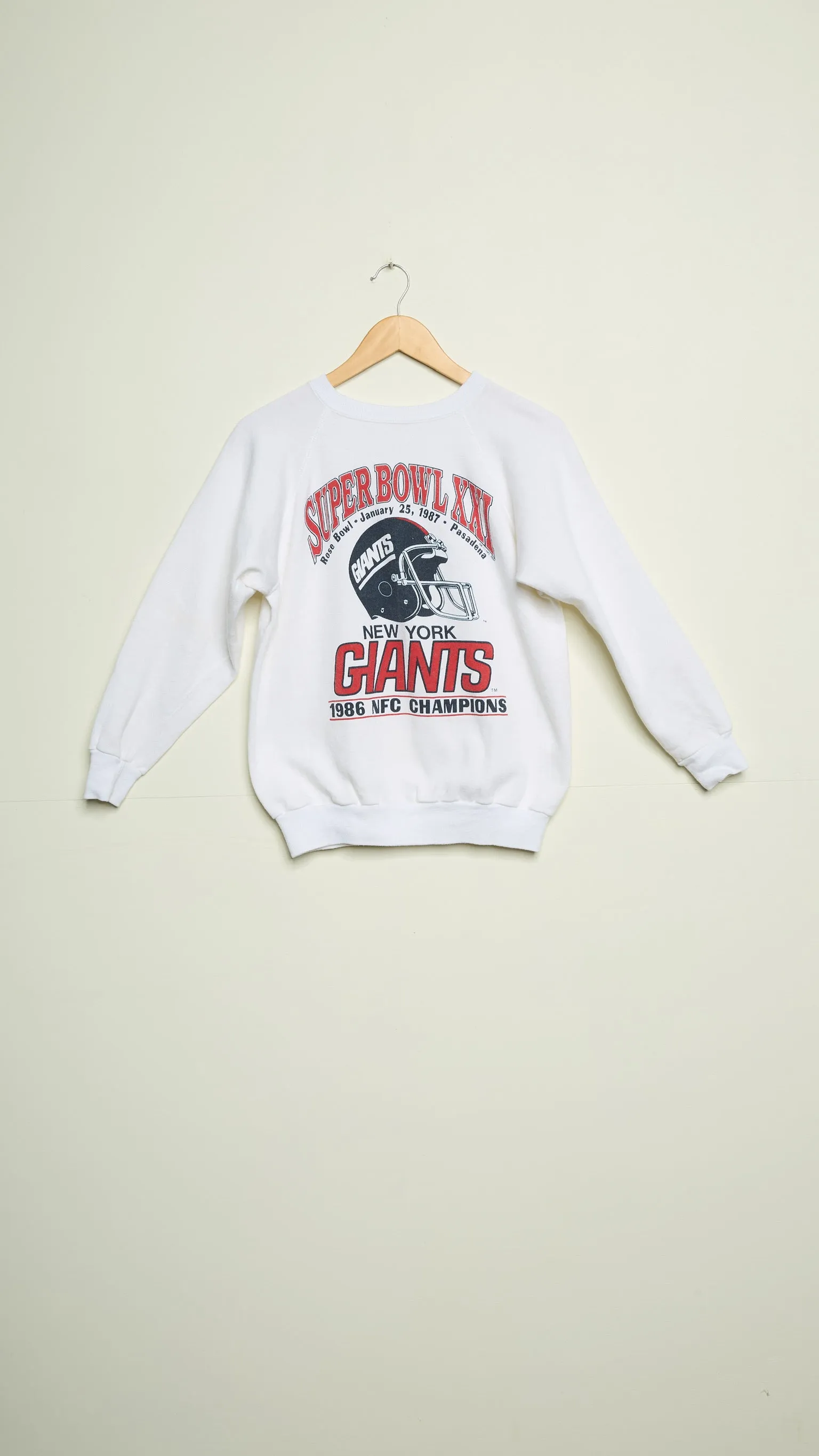 Vintage Giants Superbowl '87 Pullover sold by Ascot + Hart