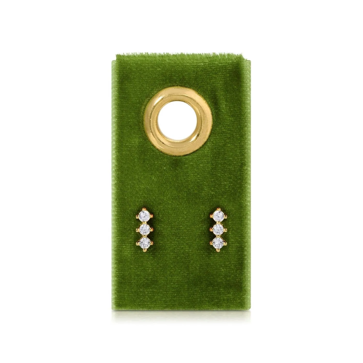 Triple Bar Stud Earrings sold by Ascot + Hart product image thumbnail 2