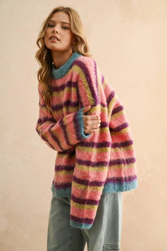 Colby Striped Sweater sold by Ascot + Hart