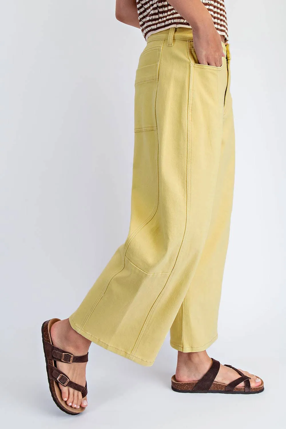 Paige Mid Rise Barrel Twill Jeans sold by Ascot + Hart product image thumbnail 3