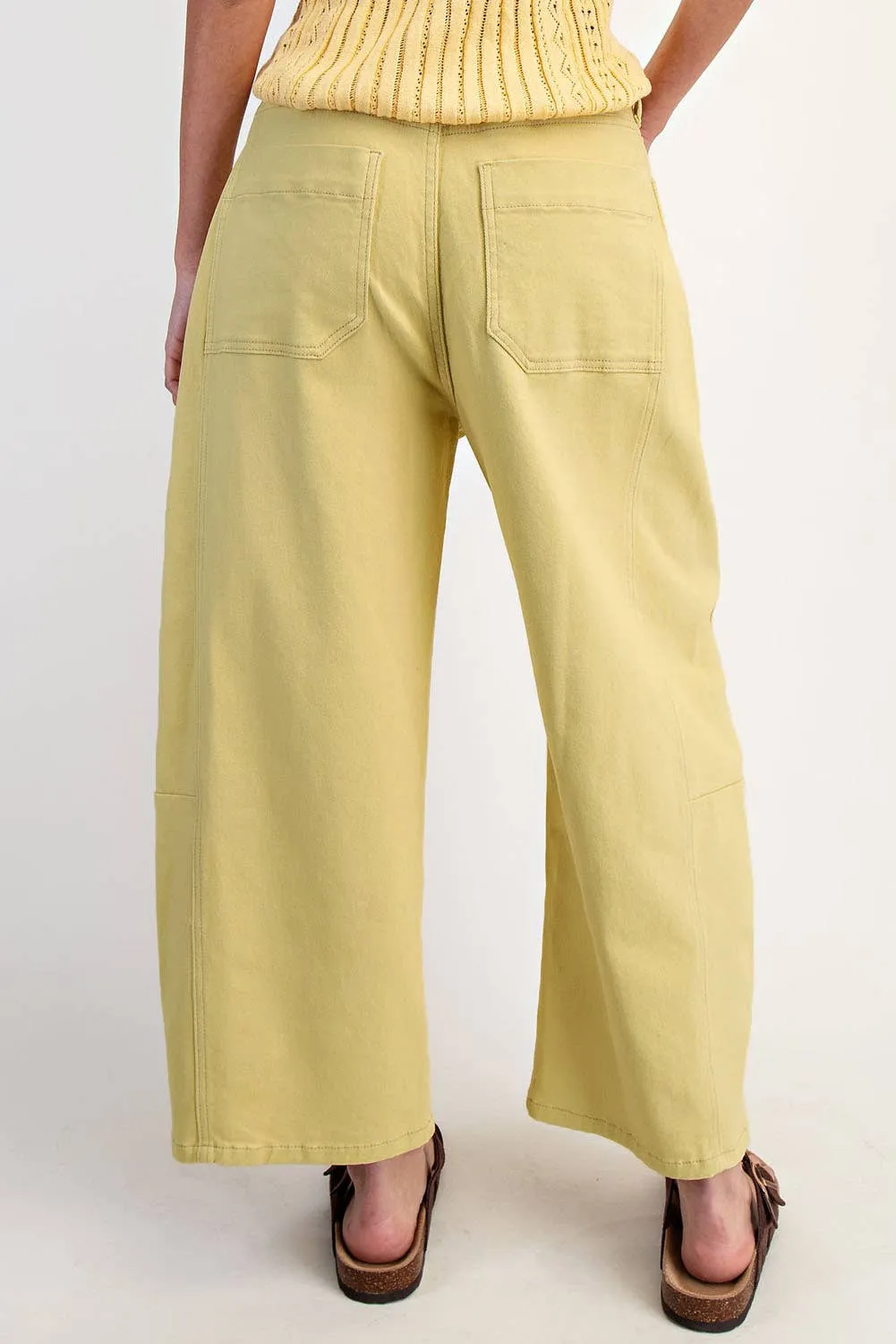 Paige Mid Rise Barrel Twill Jeans sold by Ascot + Hart product image thumbnail 4