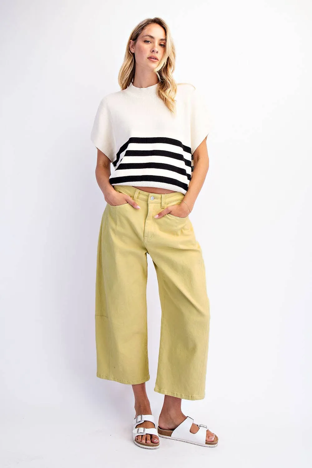 Paige Mid Rise Barrel Twill Jeans sold by Ascot + Hart product image thumbnail 5