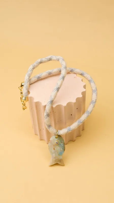 Cord Fish Necklace sold by Ascot + Hart