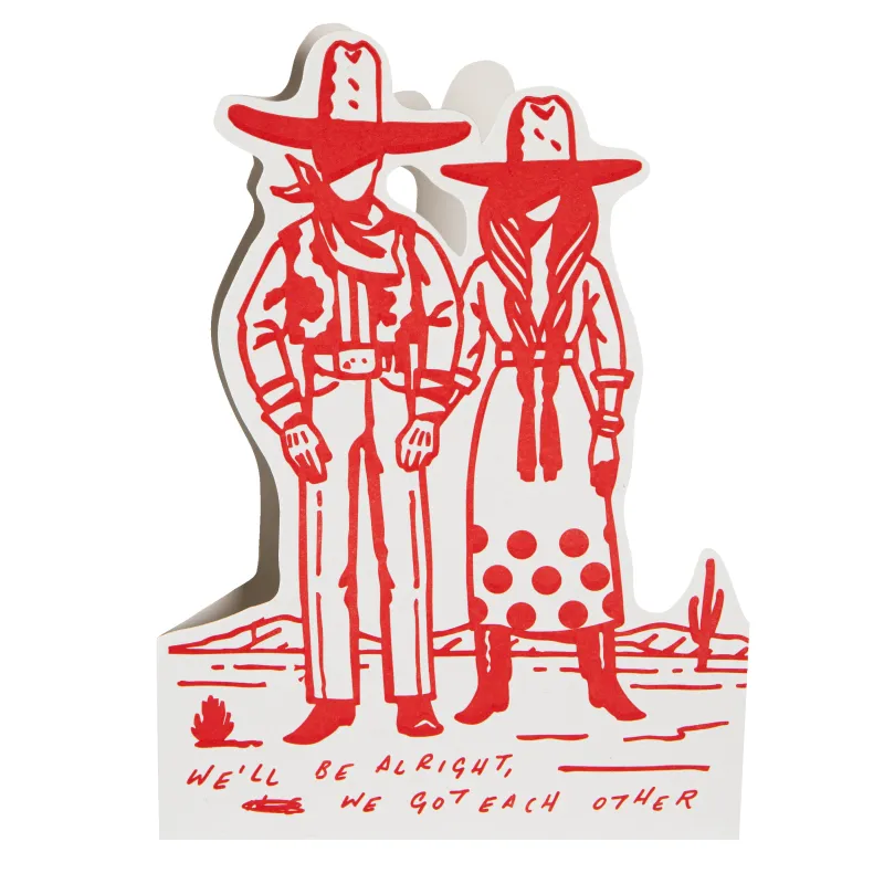 We'll Be Alright | Cut-Out - Greeting Card sold by Ascot + Hart