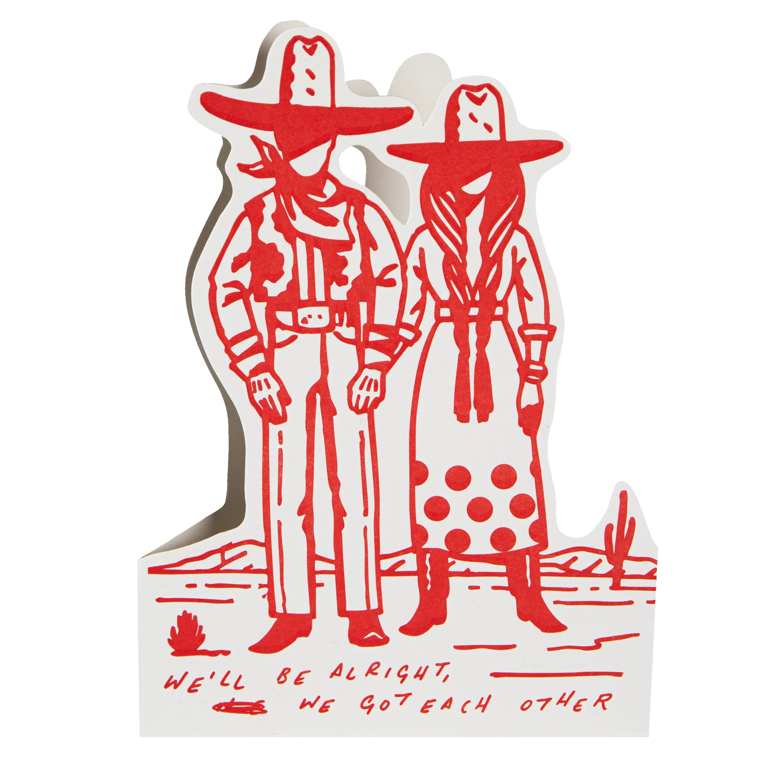 We'll Be Alright | Cut-Out - Greeting Card sold by Ascot + Hart