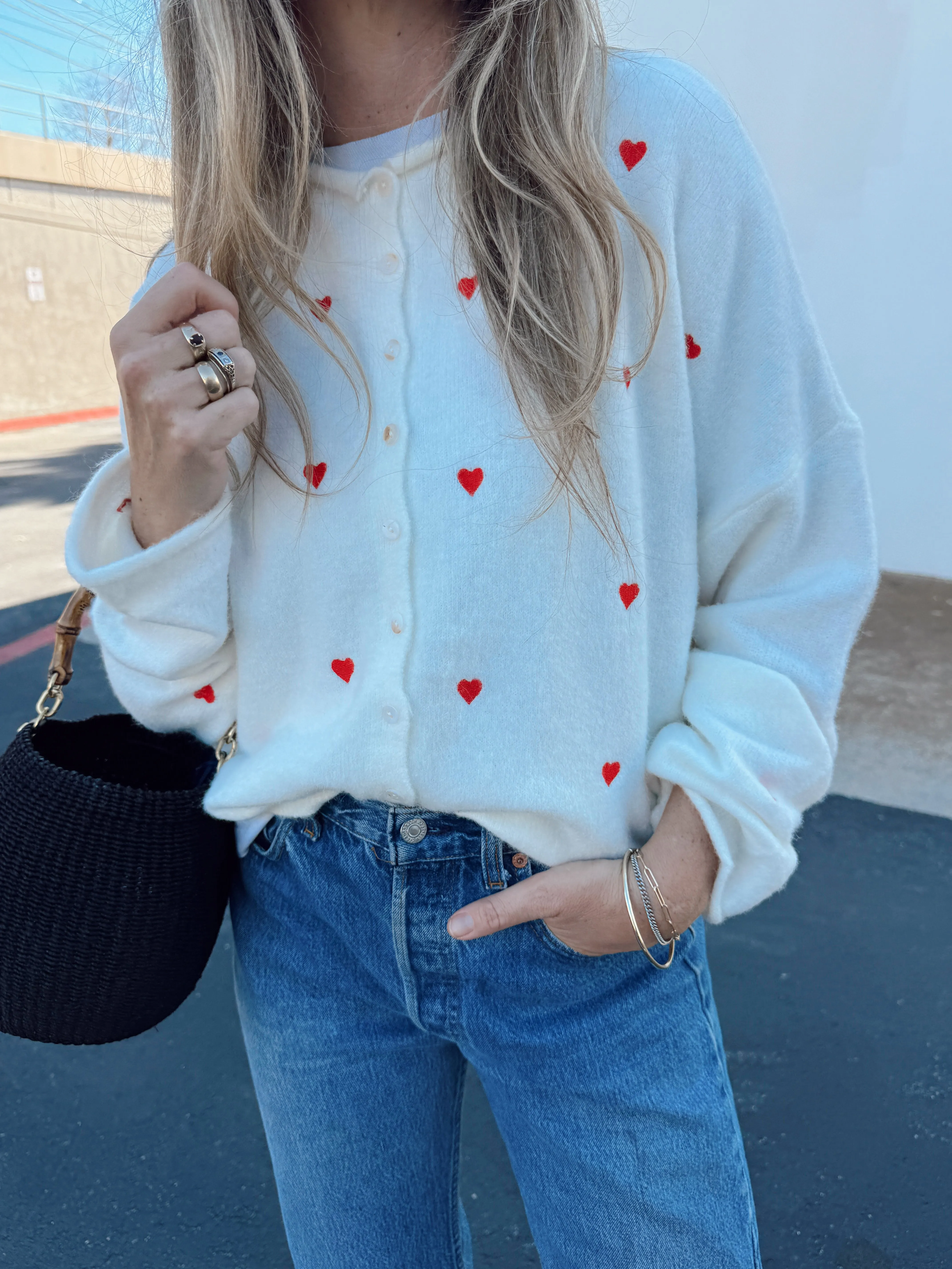 Leighton Heart Cardigan sold by Ascot + Hart product image thumbnail 3