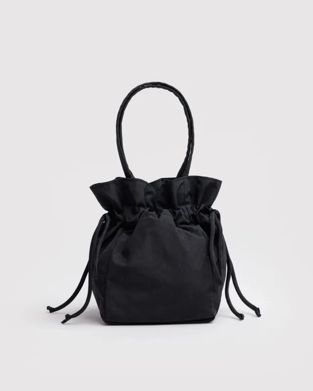 Nylon Drawstring Bag - Black sold by Ascot + Hart