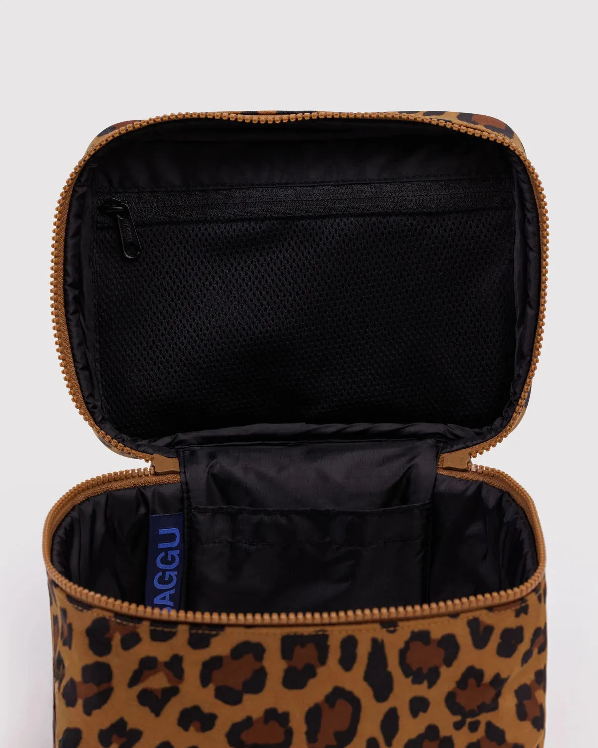 Large Cosmetic Case - Leopard sold by Ascot + Hart product image thumbnail 3