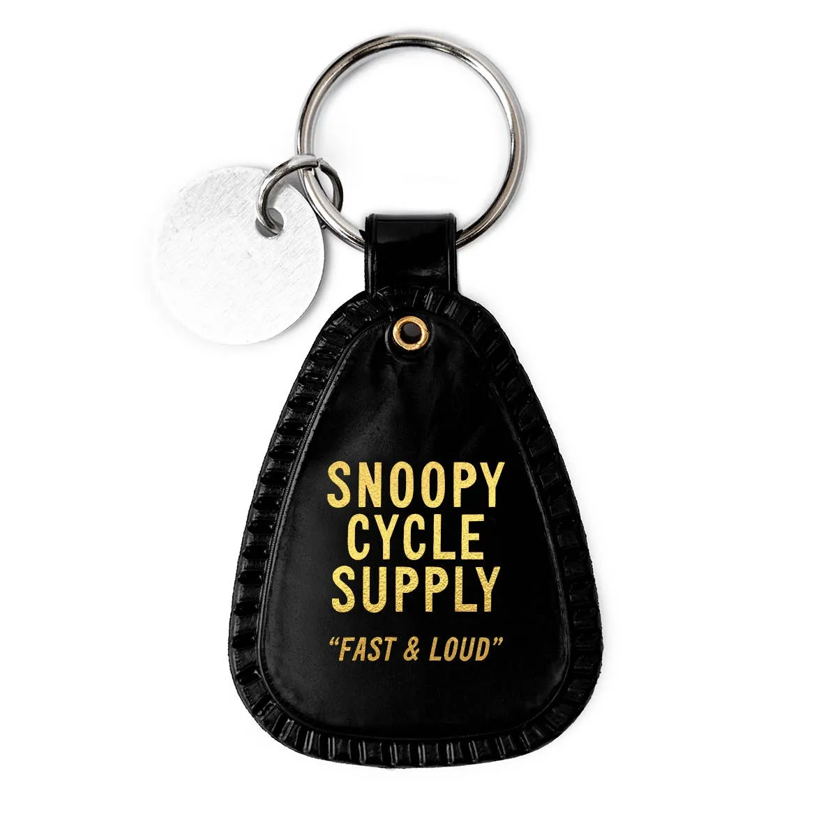 3P4 x Peanuts® - Snoopy Motorcycle Saddle Keychain sold by Ascot + Hart product image thumbnail 2