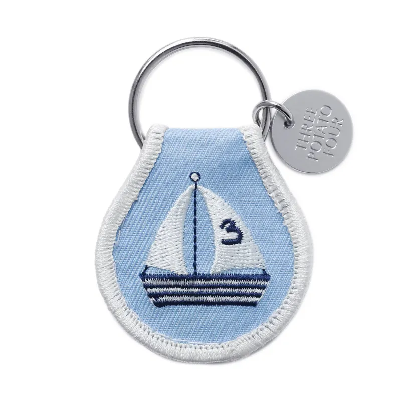 Patch Keychain - Sailboat sold by Ascot + Hart