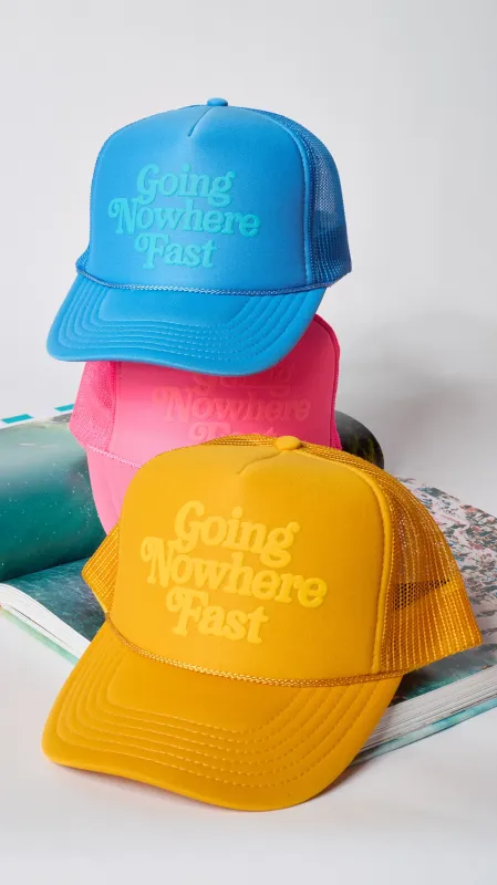 Tonal Going Nowhere Fast Trucker sold by Ascot + Hart