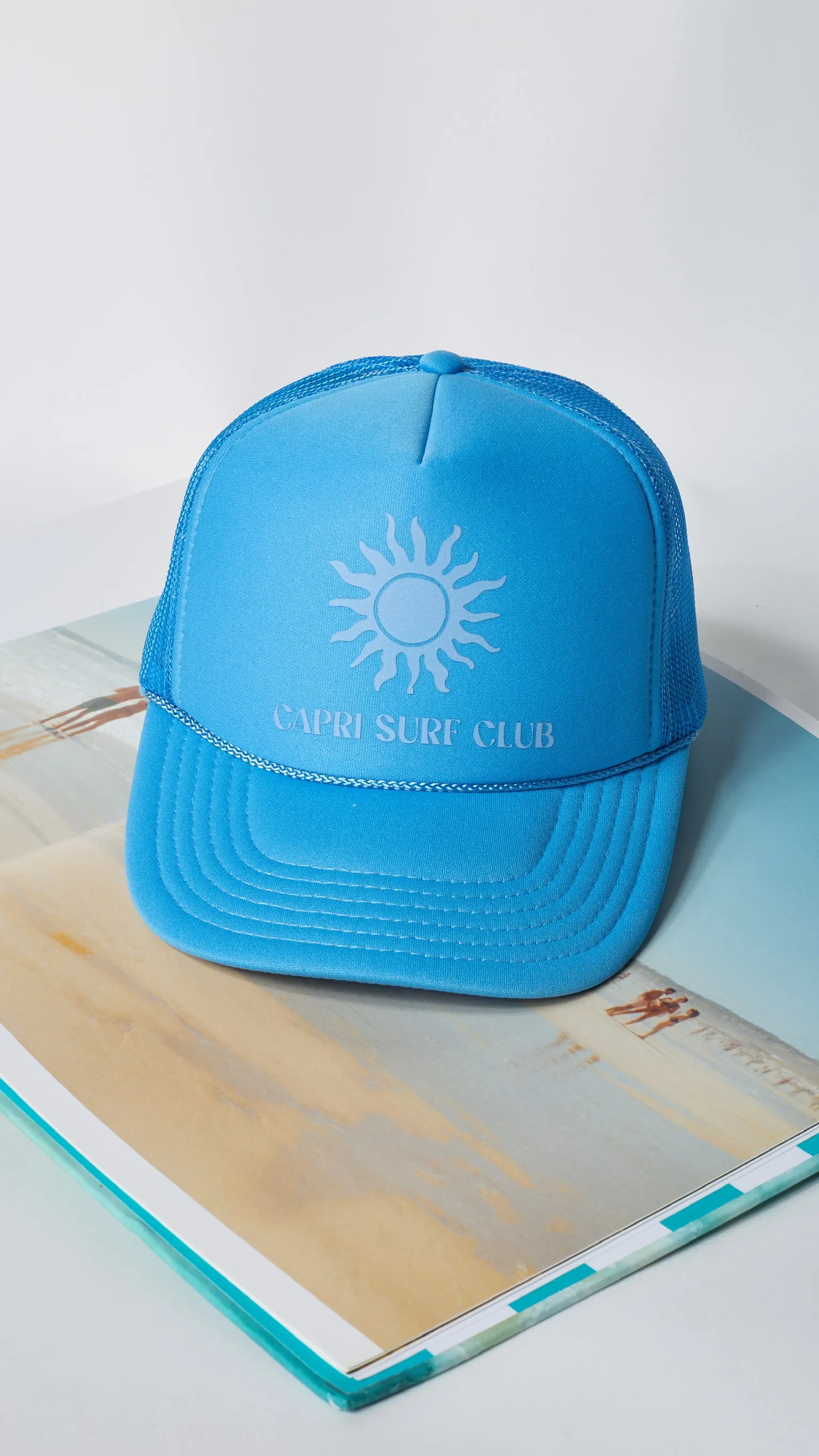 Tonal Capri Surf Club Trucker sold by Ascot + Hart product image thumbnail 3