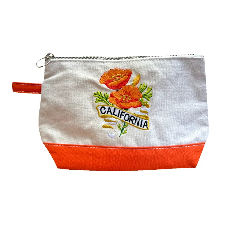 California Canvas Pouch made by Ascot + Hart