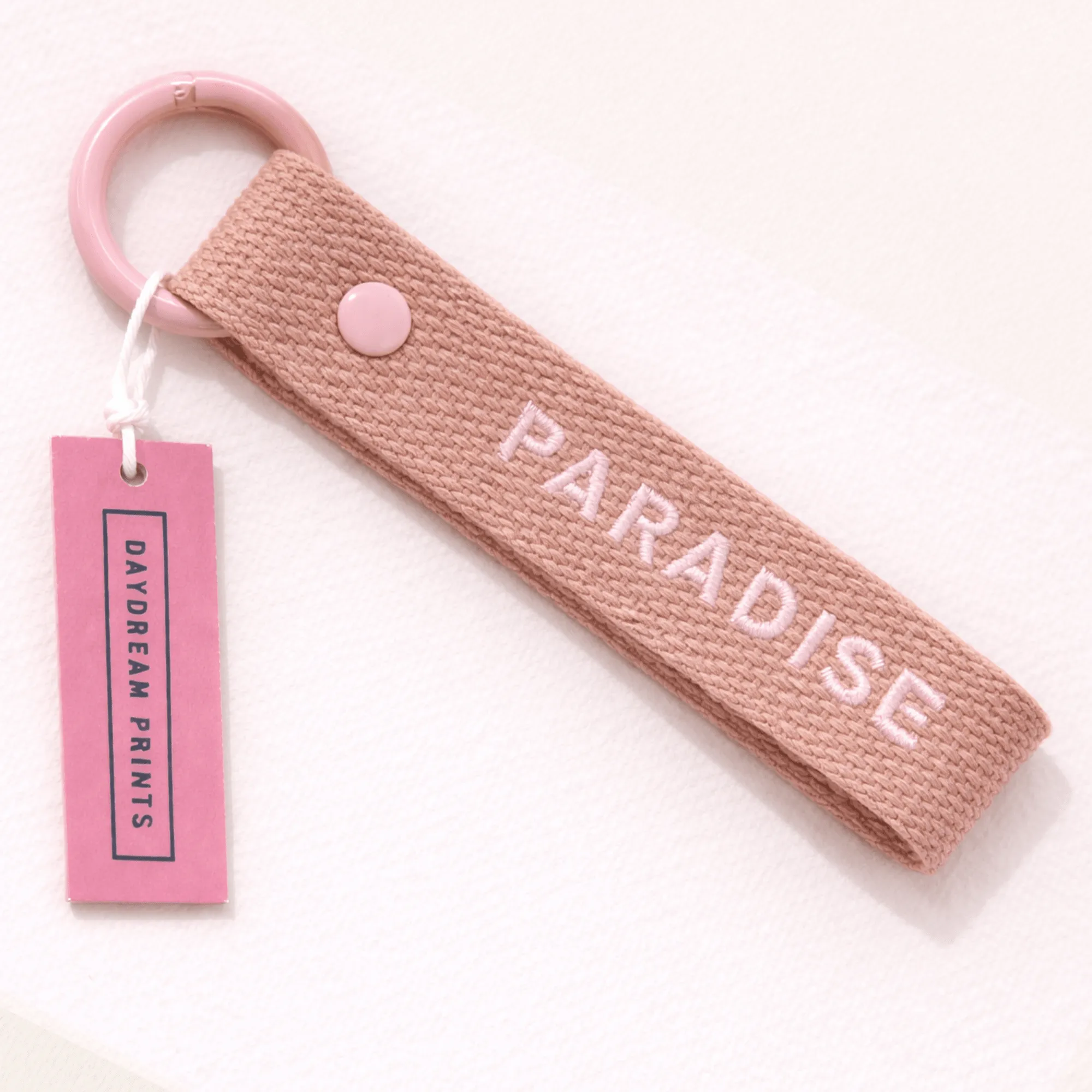 Paradise Embroidered Keychain - 5" sold by Ascot + Hart