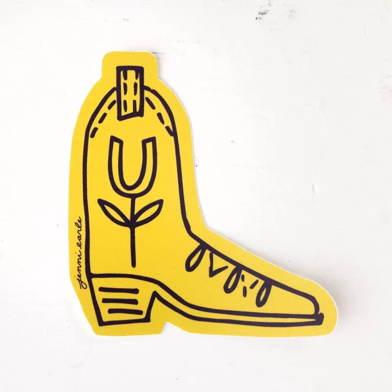 Lucky Boot Sticker sold by Ascot + Hart