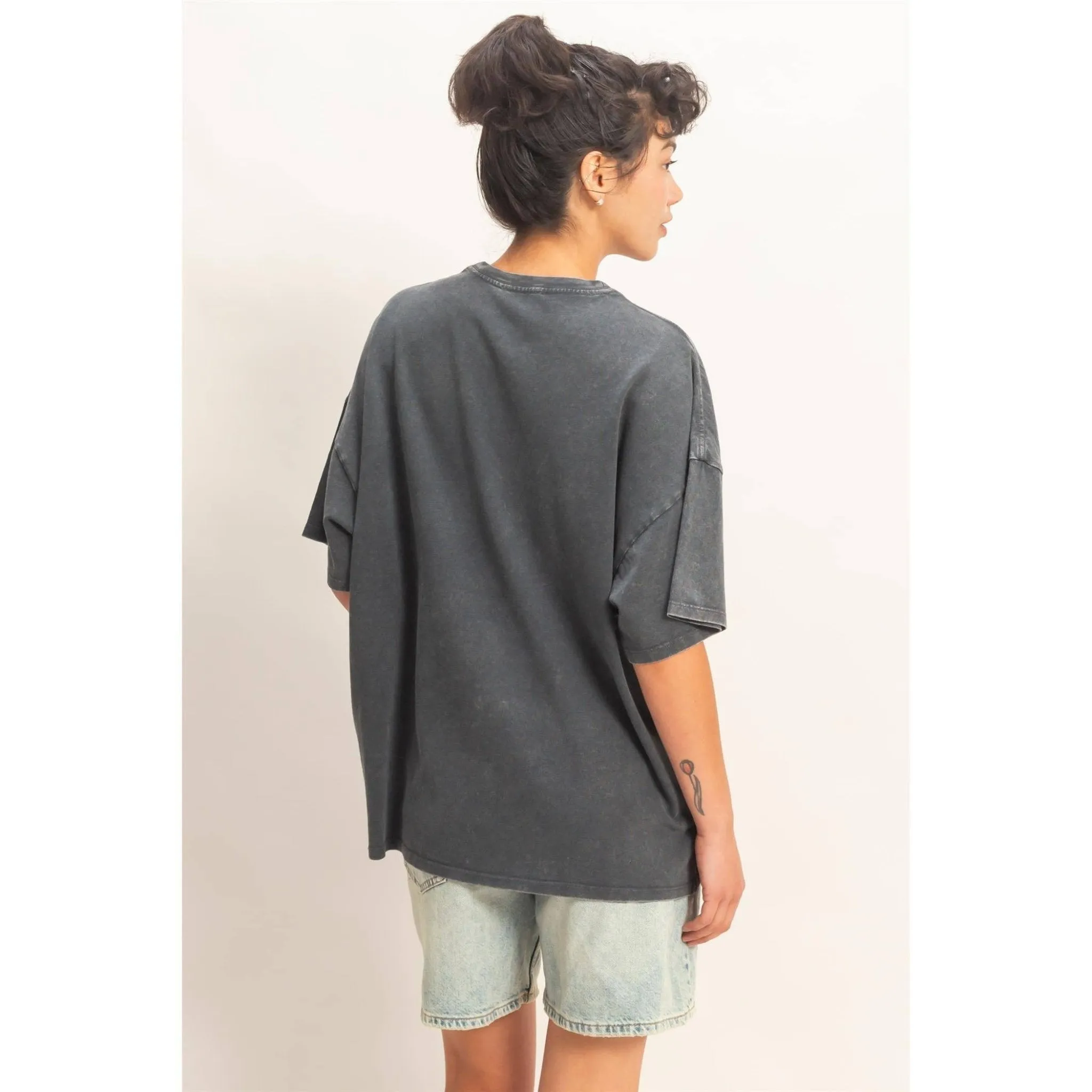 Oversized USA Flag Tee sold by Ascot + Hart product image thumbnail 4