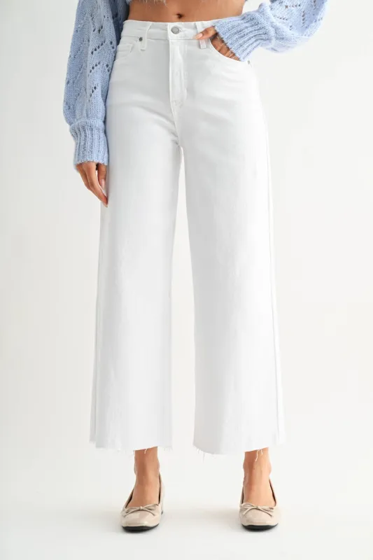 Roma Scissor Cut Wide Leg Jeans made by Just Black Denim