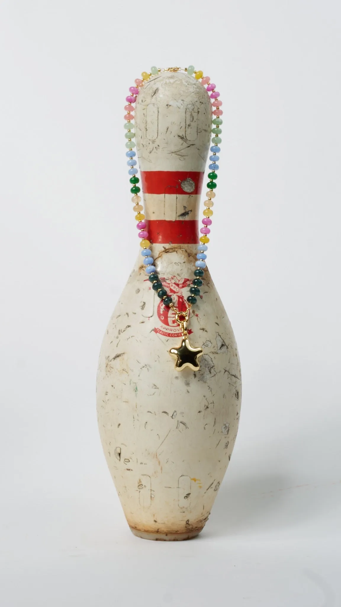 Puffy Star Gemstone Necklace sold by Ascot + Hart
